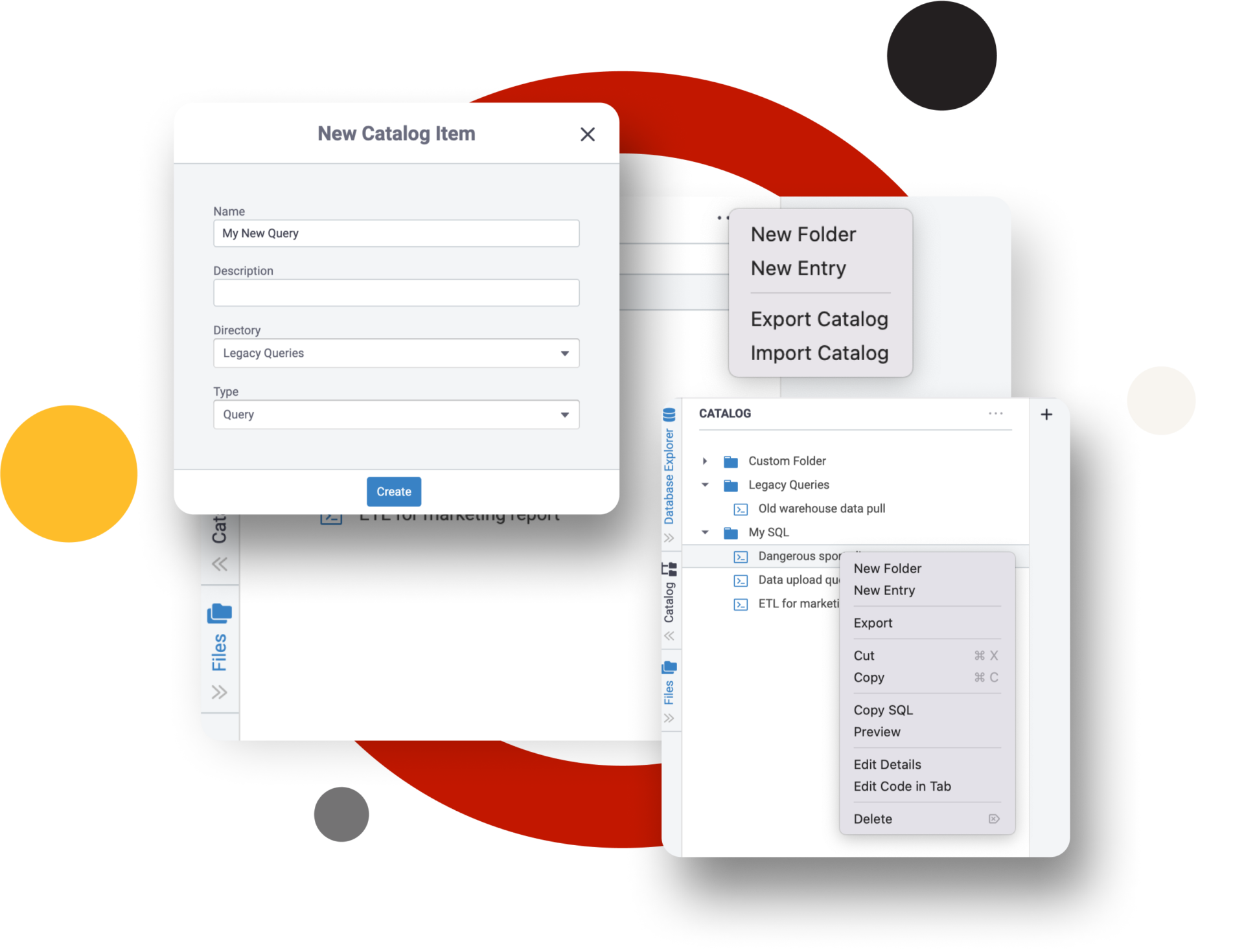 Aginity Pro (Coginiti) SQL editor with analytic building blocks
